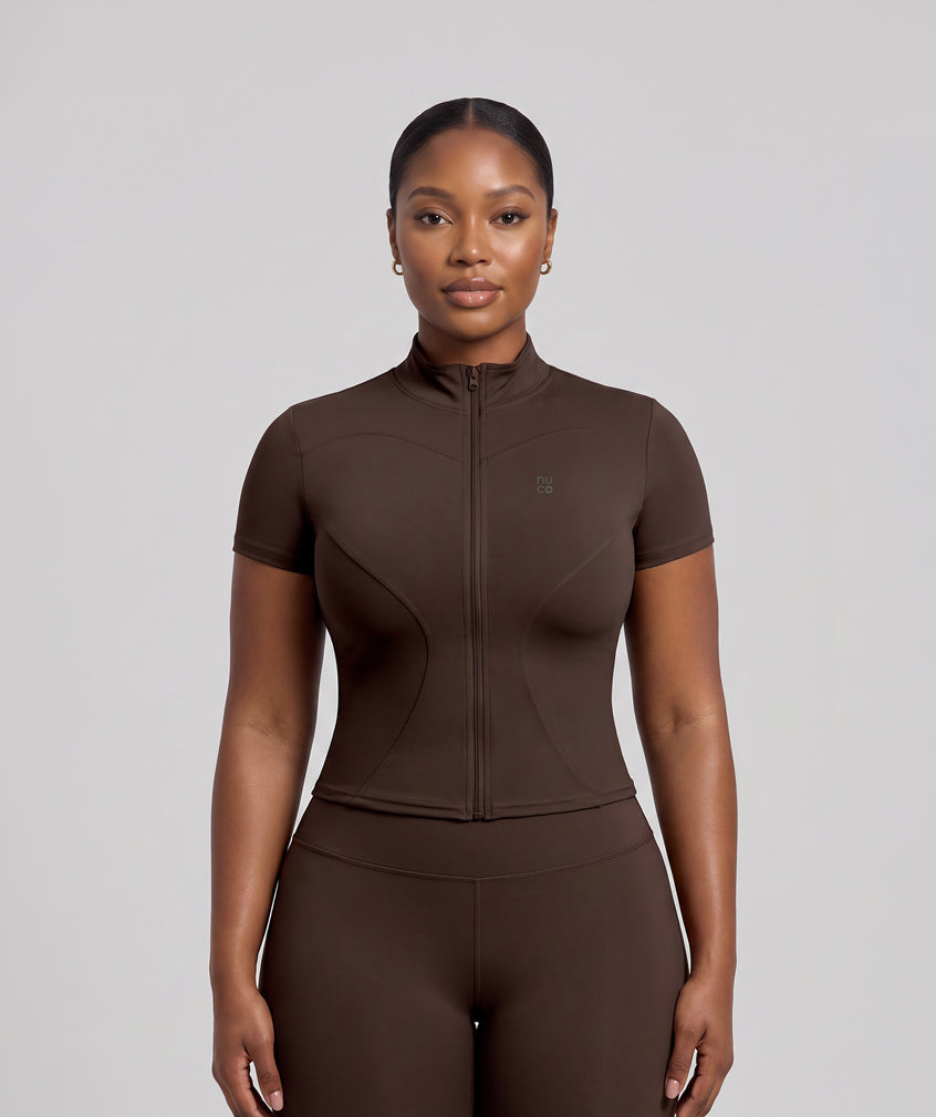 NuSculpt Zip Tee
