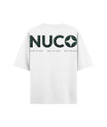 Nuco Foliage Logo Oversized T-Shirt — White